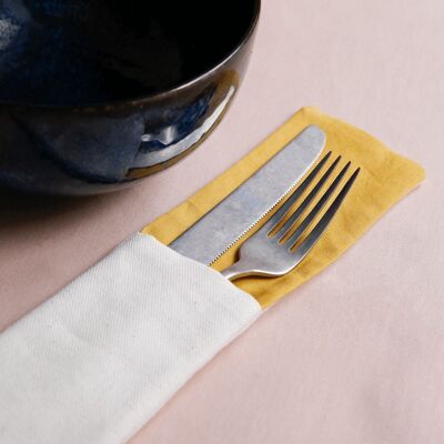 Decorative cutlery bags table set