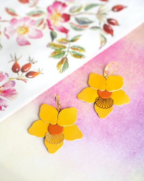 Boucles d'oreilles Jonquilles