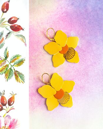 Boucles d'oreilles Jonquilles 2