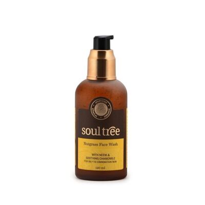 Soultree Nutgrass Face Wash (con Neem e camomilla lenitiva) - 120 ml