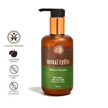 Shampoing Soultree Hibiscus (au miel et à l'aloe vera) - 250 ml 2