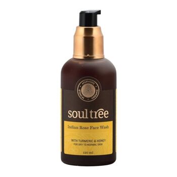 Soultree Rejuvenating Essentials for Her - Giftbox // (Indian Rose Face Wash, Face scrub, Nourishing cream, Lip Balm) 4