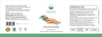 Shatavari - 60 gélules végétales 2
