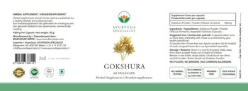 Gokhru (Gokshura) - 60 capsules vega 2