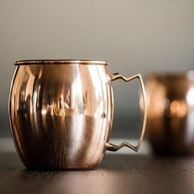 Plain beer mug copper