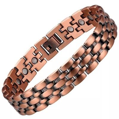 Luxury copper magnetic bracelet - 1.3 cm