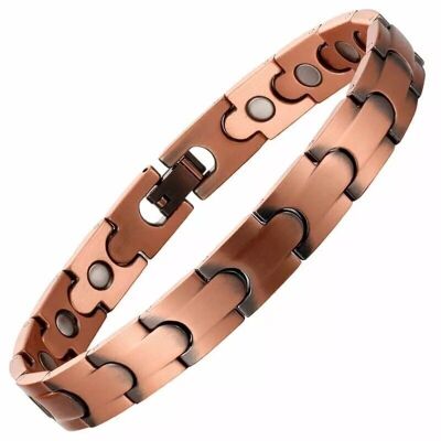 Bracelet magnétique de luxe en cuivre - 1,05 cm