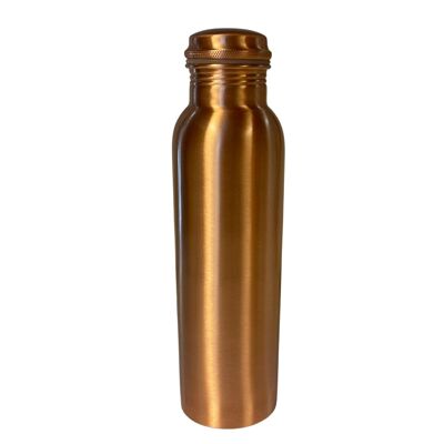 Trinkflasche aus reinem Kupfer glatt - 950 ml