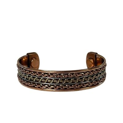 Health bracelet magnetic copper - 1.5 cm
