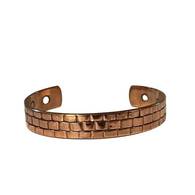 Bracelet santé cuivre magnétique - 1 cm L