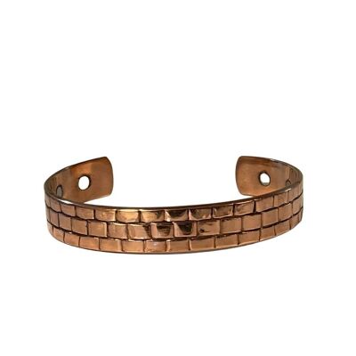 Pulsera de salud cobre magnético - 1 cm W