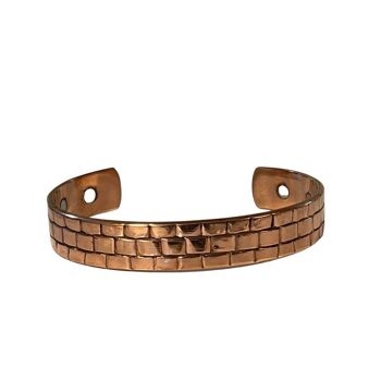 Bracelet santé cuivre magnétique - 1 cm L 1