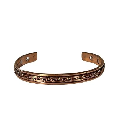 Health bracelet magnetic copper - 0.7 cm