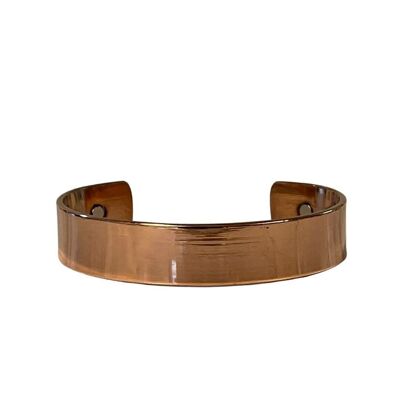 Pulsera de salud cobre magnético - 1,4 cm / versión pesada 42 gramos