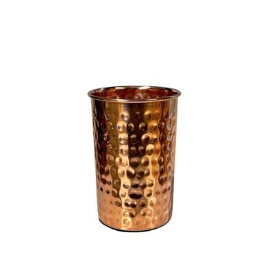 Pure Copper Cup Hammered - 300 ml