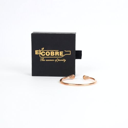 Pure copper light weight bracelet with Gift Box (design 33)