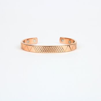 Bracelet magnétique en cuivre pur (Design 29) 1