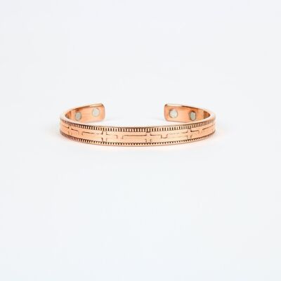 Bracelet magnétique en cuivre pur (Design 30)