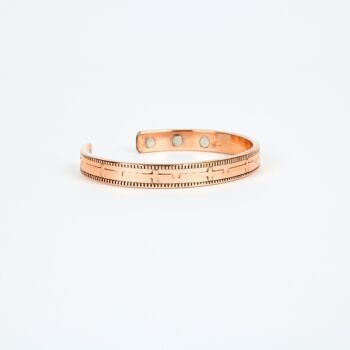 Bracelet magnétique en cuivre pur (Design 30) 2