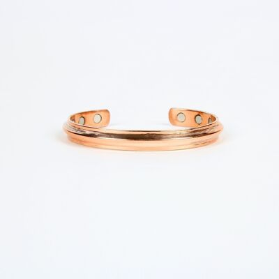 Bracelet magnétique en cuivre pur (Design 34)