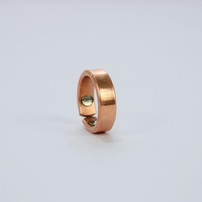 Anello in Rame Puro con Magnete (Design 1)