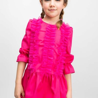 Pink girl DRESS - LOTHIAN FUCHSIA
