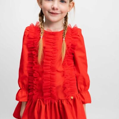 ROBE fille - LOTHIAN ROUGE