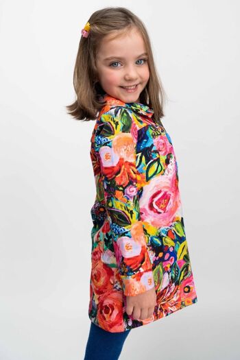 ROBE fille en coton fleuri multicolore - AYRSHIRE 2