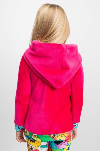 SWEAT LONG pour fille rose fuchsia - BOOTHBAY 3