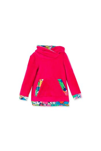 SWEAT LONG pour fille rose fuchsia - BOOTHBAY 4