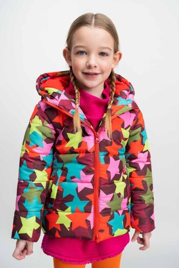 ANORAK fille étoiles multicolores - BUTE 1