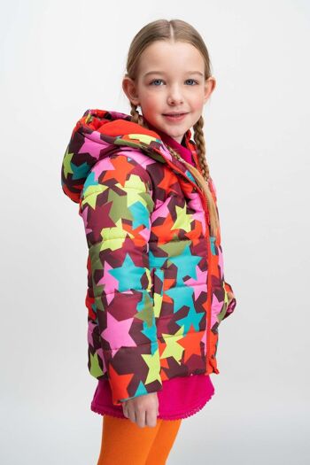 ANORAK fille étoiles multicolores - BUTE 2