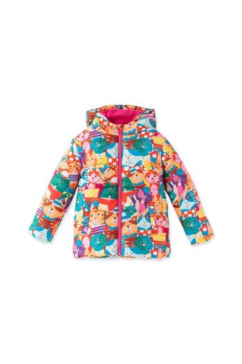 ANORAK fille chats multicolores - DEBYSIDE 4