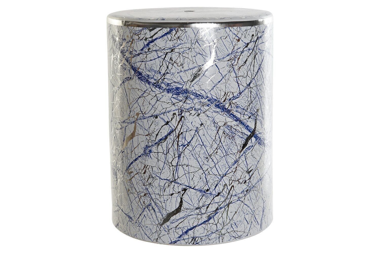 TAVOLINO IN PORCELLANA 33.5X33.5X44 BLU LD178650