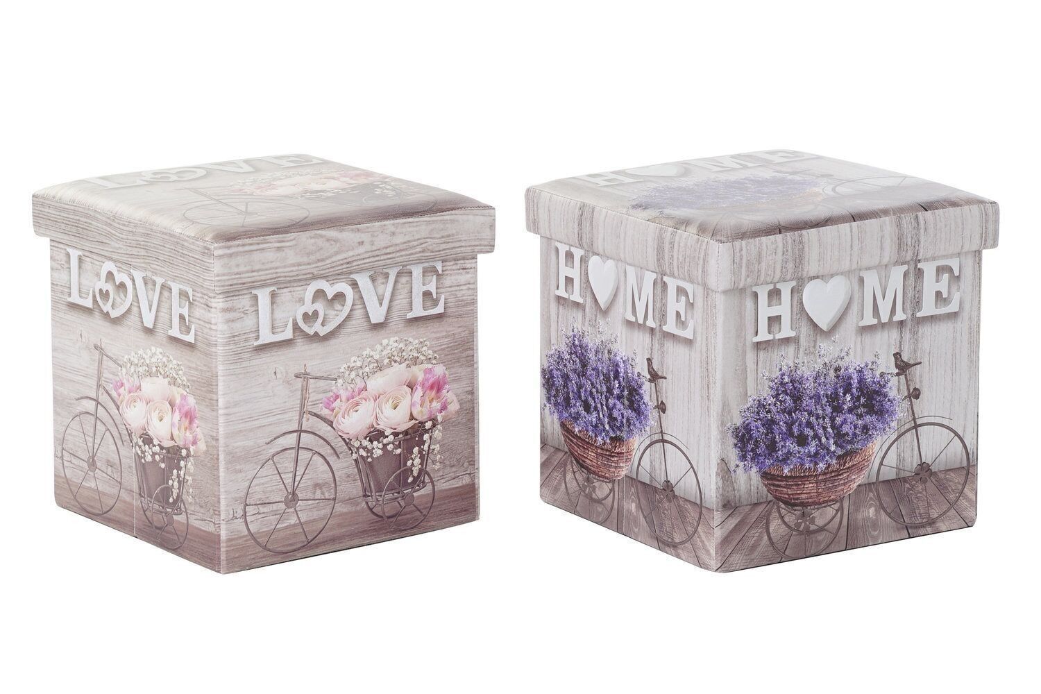 SCATOLA PIEGHEVOLE PU 34X34X34 BICICLETTA 2 ASSORTIMENTI. LD193791