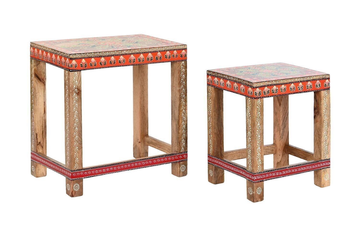 SET TAVOLINI 2 MANICI ACRILICI 45X28,5X46 LD200059