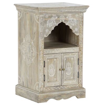 TABLE DE NUIT MANGUE MDF 48X36X74 FLORAL LD205721
