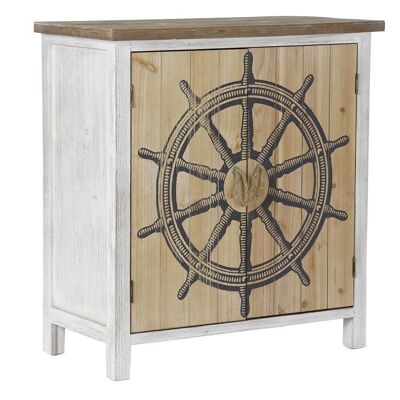 ARMOIRE SAPIN 77X35X80,5 GOUVERNAIL NATUREL LM181728