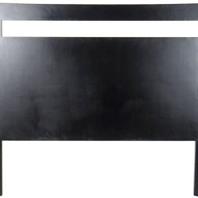 TÊTE DE LIT SAPIN MDF 160X4X120 NOIR ORIENTAL MB170073