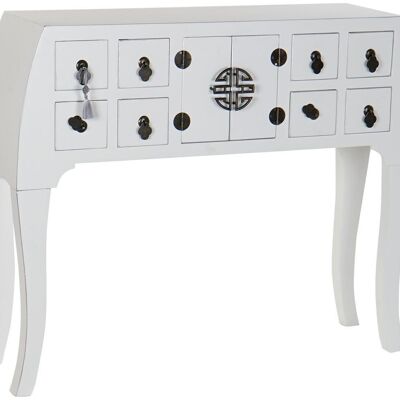 CONSOLE FIR MDF 98X26X80 ORIENTAL WHITE MB170076