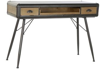 BUREAU METAL SAPIN 118X52X84 2 NATUREL MB171208 1