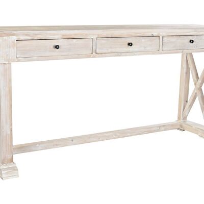 CONSOLLE IN PINO RICICLATO 184,5X48X86 INVECCHIATO MB172724