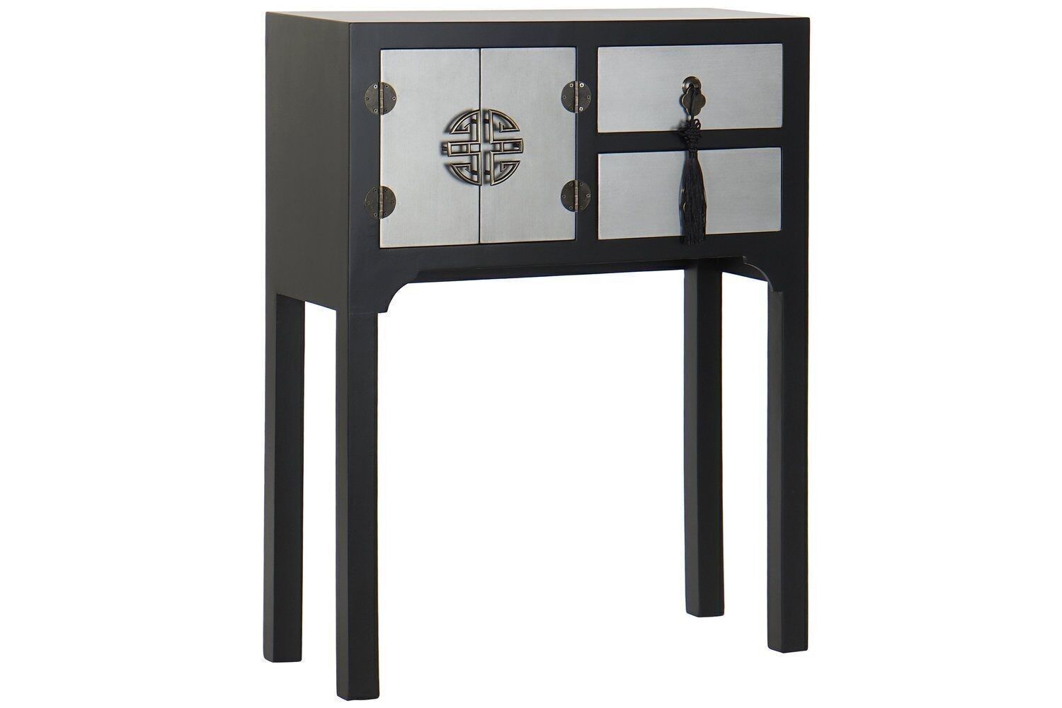 CONSOLLE ABETE MDF 63X26X83 NERO ORIENTALE MB173729