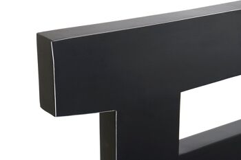 TÊTE DE LIT MDF 160X4X120 NOIR ORIENTAL MB173732 2