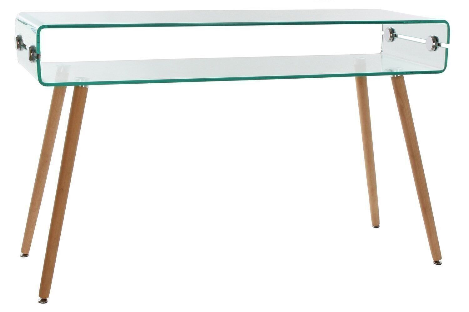 CONSOLLE VETRO FAGGIO 122X40X73 10 MM. TRASPARENTE MB175474