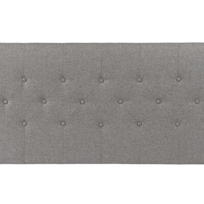 TETE DE LIT POLYESTER CAOUTCHOUC 160X7X65 GRIS MB175888