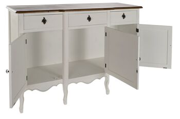 BUFFET PAULOWNIA 140X45X90 BLANC MB177673 5