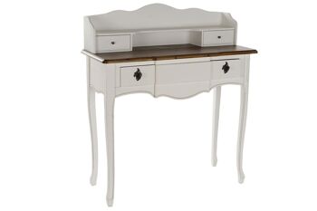 BUREAU PAULOWNIA 90X40X101 BLANC MB177683 1