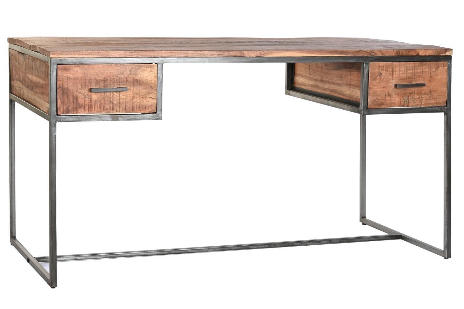 SCRIVANIA METALLO ACACIA 150X60X77 NATURALE MB177706