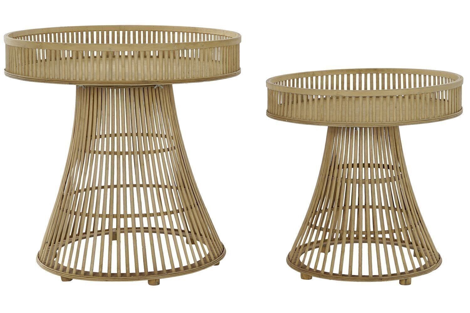 SET TAVOLINO 2 BAMBÙ RATTAN 61,5X61,5X61 MB177885